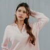Aura Lounge Set-(Baby Pink)