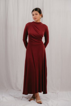 Alternative view of Ivy Dress-Merlot
