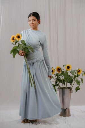 Alternative view of Airelle Set-(Baby Blue)