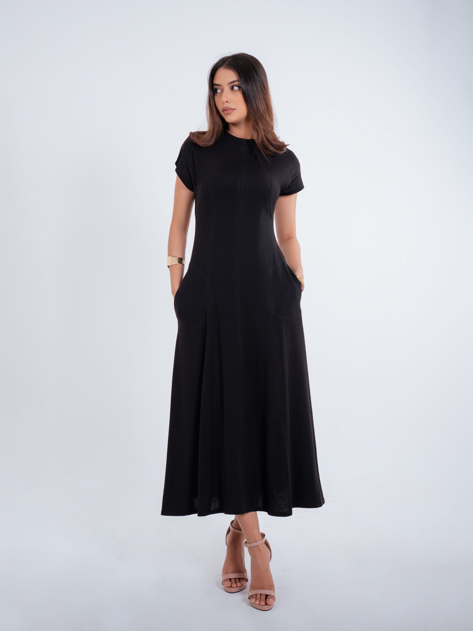 Lune Dress-(Black) - Image 2
