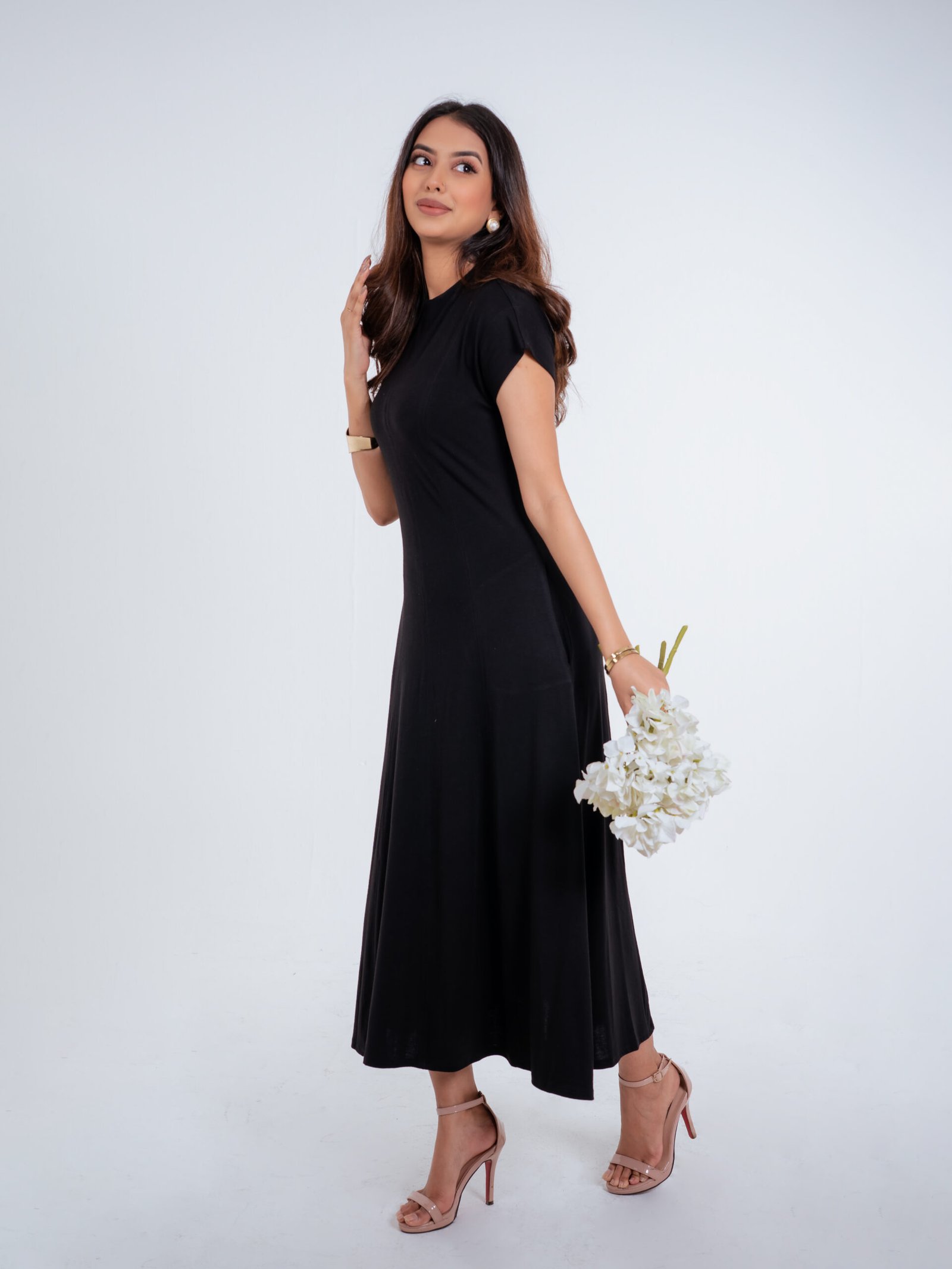 Lune Dress-(Black) - Image 5