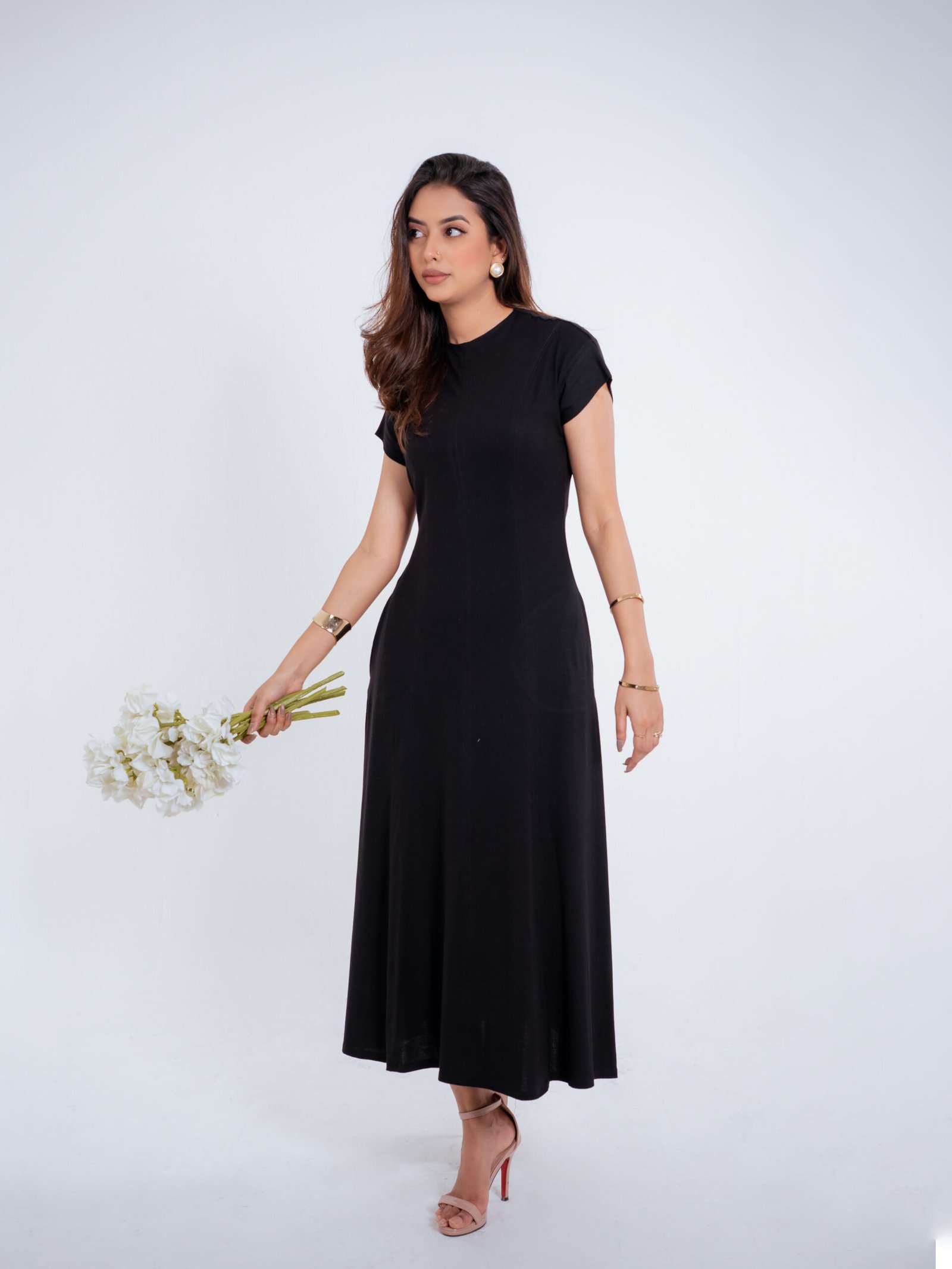 Lune Dress-(Black) - Image 3
