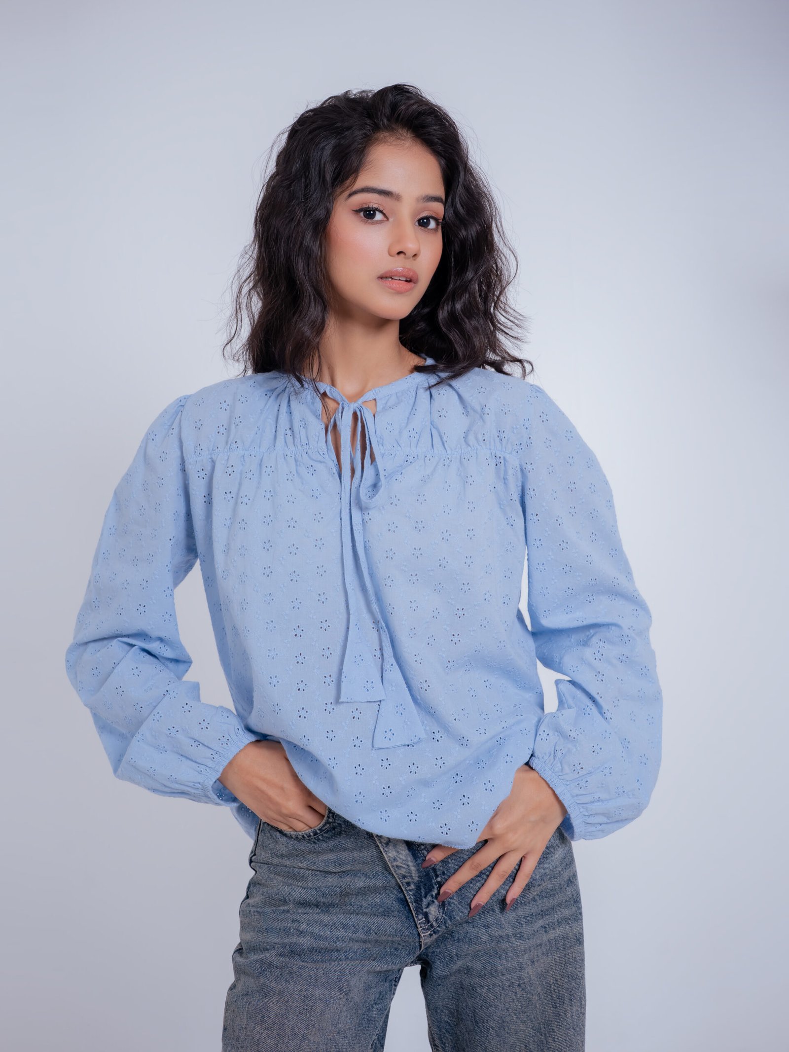 Azura Top-(Cerulean)