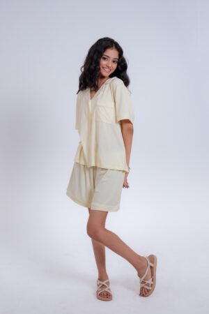 Alternative view of Breeze PJ Set(Butter Yellow)