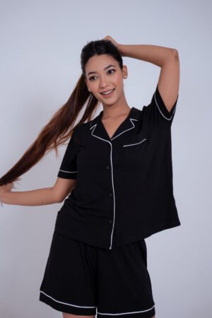 Breeze PJ Set-(Black)