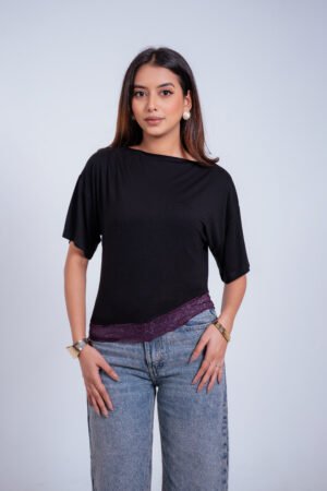 Isla Lace Top-(Black)